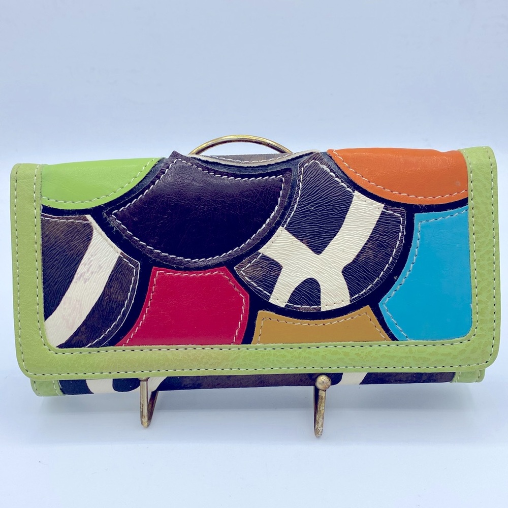 Multi Colored And Multi Patterned Nwot Wallet Gir… - image 1
